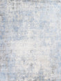 Exquisite Rugs Murano Hand-loomed Wool/Bamboo Silk 4028 Silver/Blue 15' x 20' Area Rug