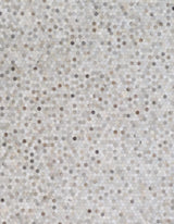 Exquisite Rugs Mosaic Leather Handmade Leather Hide in 4059 Silver 11.5' x 14.5' Area Rug