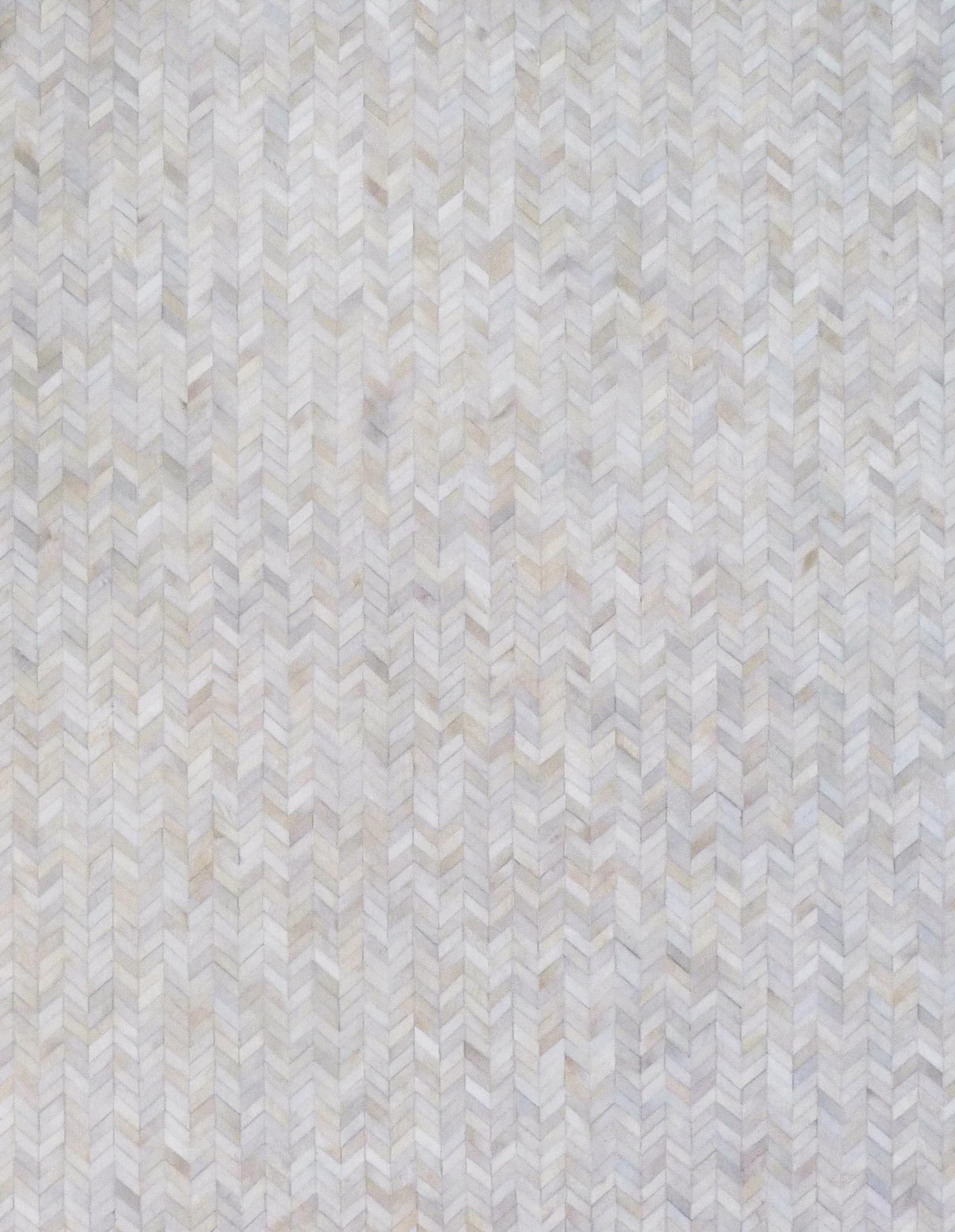 Exquisite Rugs Mosaic Leather Handmade Leather Hide in 4061 Ivory 11.5' x 14.5' Area Rug