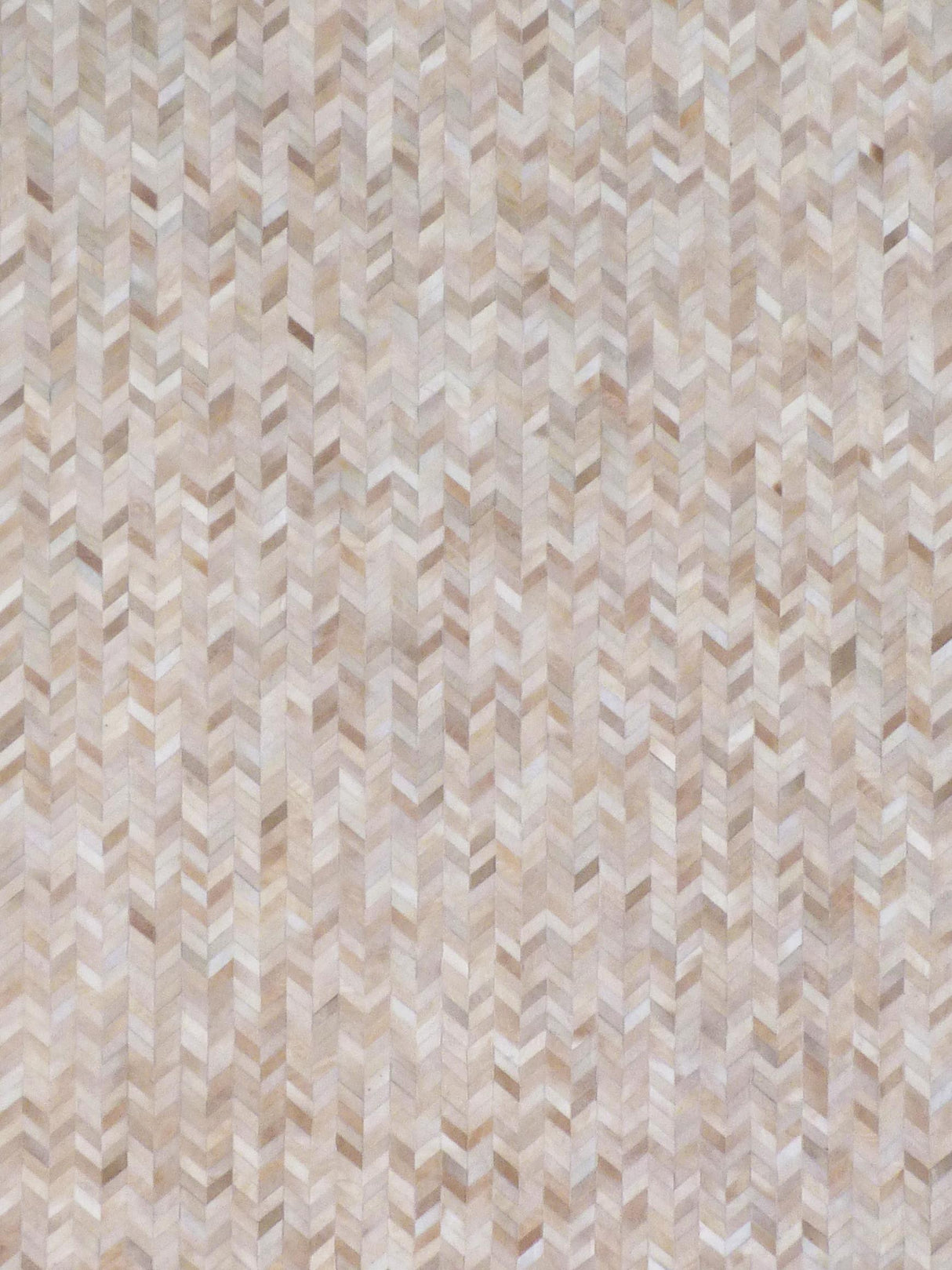 Exquisite Rugs Mosaic Leather Handmade Leather Hide in 4064 Light Beige 8' x 11' Area Rug