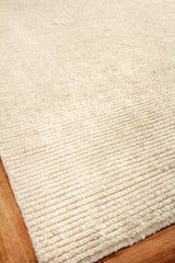 Exquisite Rugs Kaza Hand-knotted New Zealand Wool 4100 White/Ivory 2' x 3' Area Rug