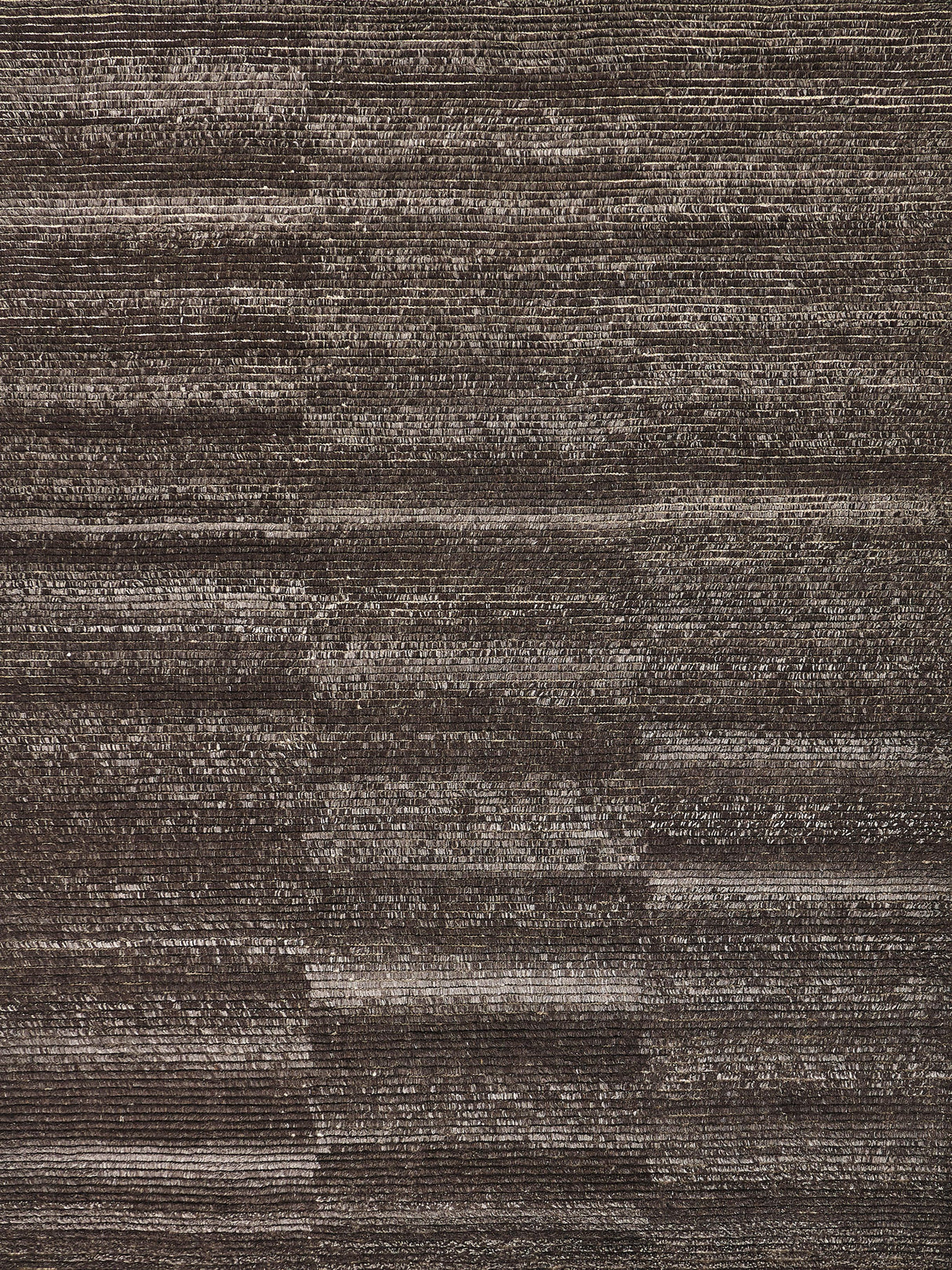 Exquisite Rugs Kaza Hand-knotted New Zealand Wool 4103 Charcoal/Brown 2' x 3' Area Rug