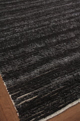 Exquisite Rugs Kaza Hand-knotted New Zealand Wool 4103 Charcoal/Brown 2' x 3' Area Rug