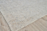 Exquisite Rugs Tuscany Hand-loomed Wool/Bamboo Silk 4105 Beige/Blue 4' x 6' Area Rug