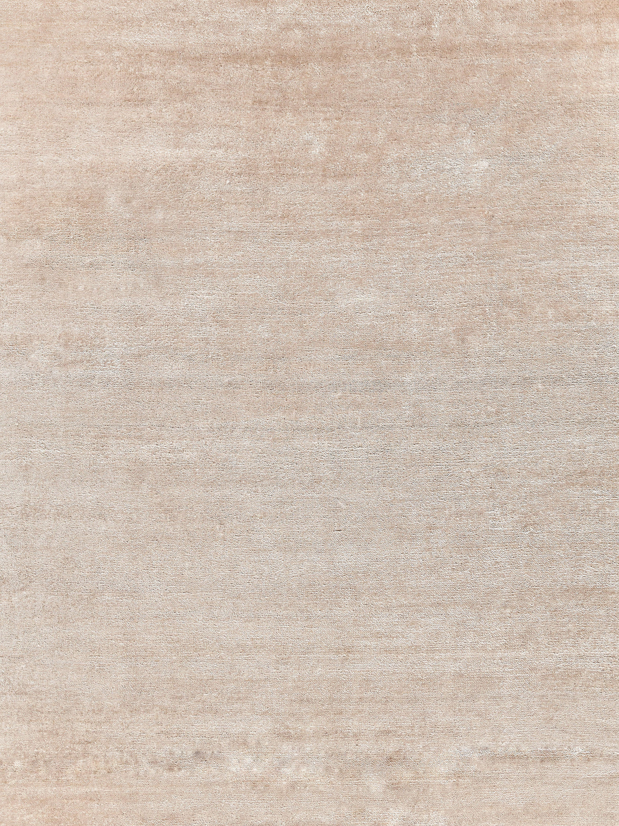 Exquisite Rugs Plush Hand-knotted Bamboo Silk/Mohair 4395 Light Beige 2' x 3' Area Rug
