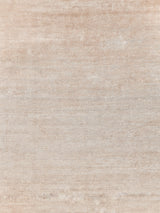 Exquisite Rugs Plush Hand-knotted Bamboo Silk/Mohair 4395 Light Beige 5' x 8' Area Rug
