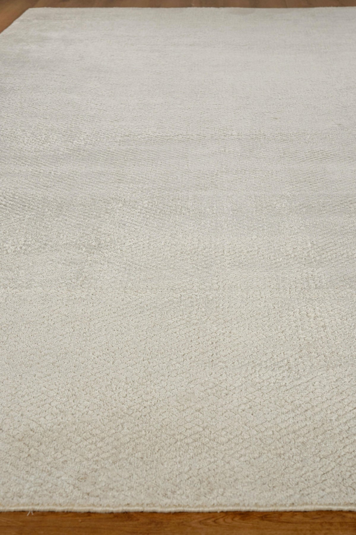 Exquisite Rugs Pearl Hand-loomed Bamboo Silk 4419 Beige 2' x 3' Area Rug