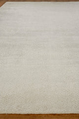 Exquisite Rugs Pearl Hand-loomed Bamboo Silk 4419 Beige 2' x 3' Area Rug