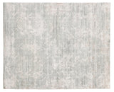 Exquisite Rugs Lillian Hand Loomed Wool/Bamboo Silk in 4468 Gray/Rose 14' x 18' Area Rug