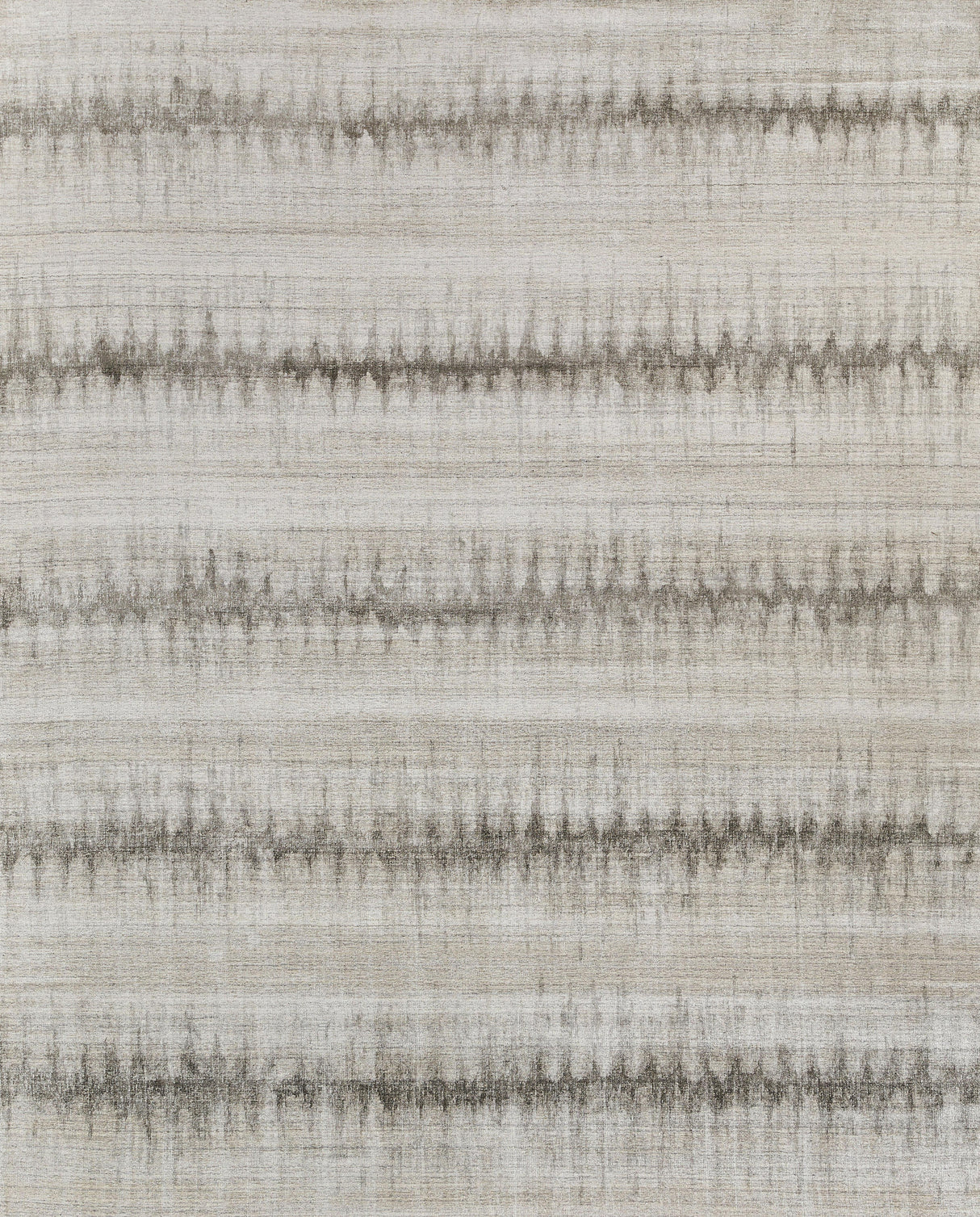 Exquisite Rugs Chroma Hand-loomed Wool/Bamboo Silk 4495 Charcoal/Gray 8' x 13.5' Area Rug