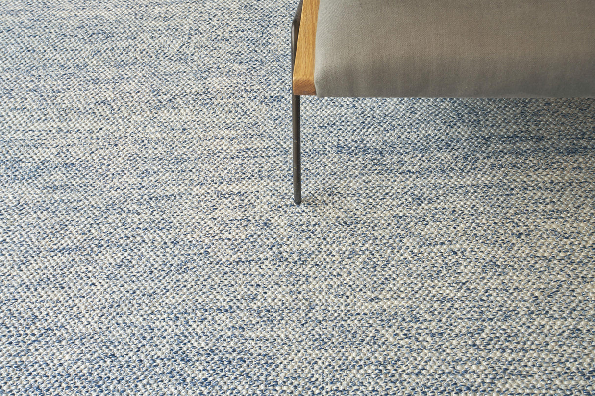 Exquisite Rugs Rhodes Hand-loomed PET yarn 4566 Blue 2' x 3' Area Rug