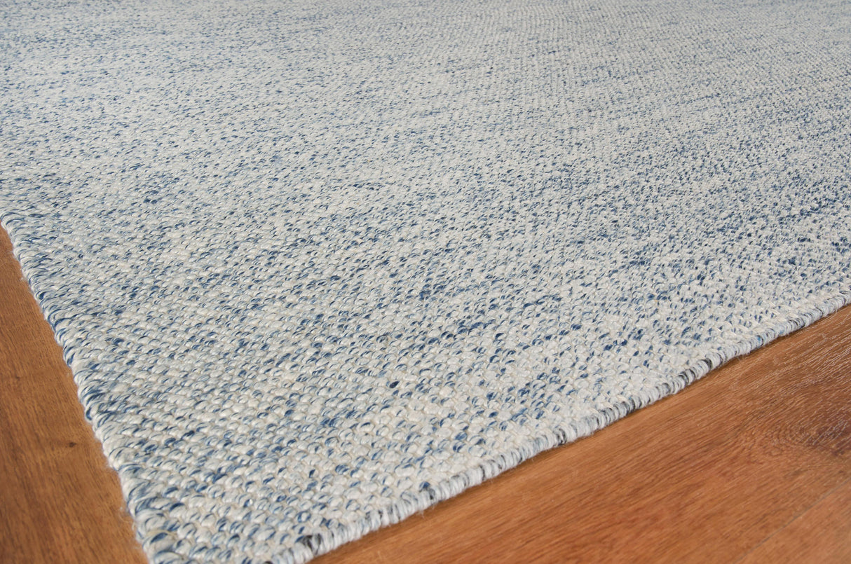 Exquisite Rugs Rhodes Hand-loomed PET yarn 4566 Blue 2' x 3' Area Rug