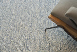 Exquisite Rugs Rhodes Hand-loomed PET yarn 4566 Blue 2' x 3' Area Rug