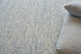 Exquisite Rugs Rhodes Hand-loomed PET yarn 4566 Blue 2' x 3' Area Rug