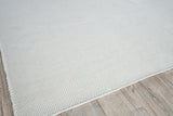 Exquisite Rugs Rhodes Hand-loomed PET yarn 4576 Ivory 2' x 3' Area Rug