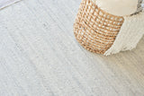 Exquisite Rugs Tocayo Flatweave New Zealand Wool 4596 Ivory/Light Blue 2' x 3' Area Rug