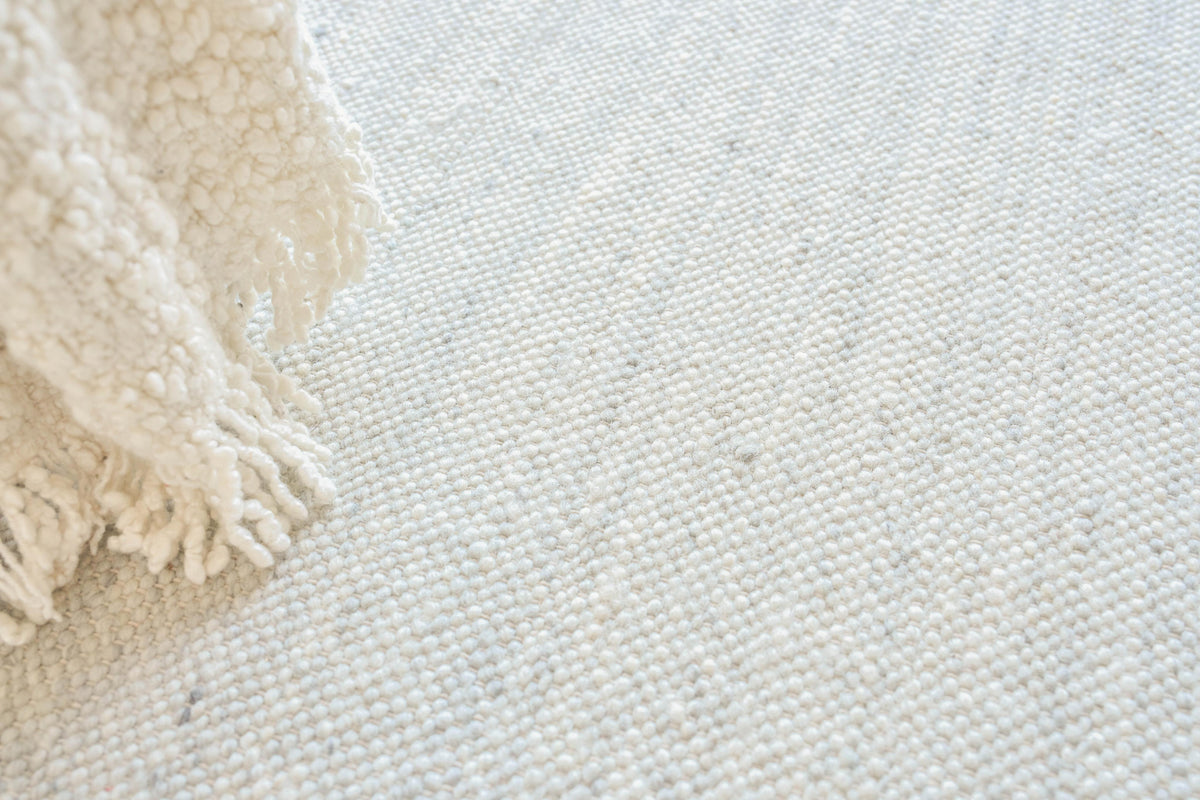 Exquisite Rugs Tocayo Flatweave New Zealand Wool 4596 Ivory/Light Blue 2' x 3' Area Rug