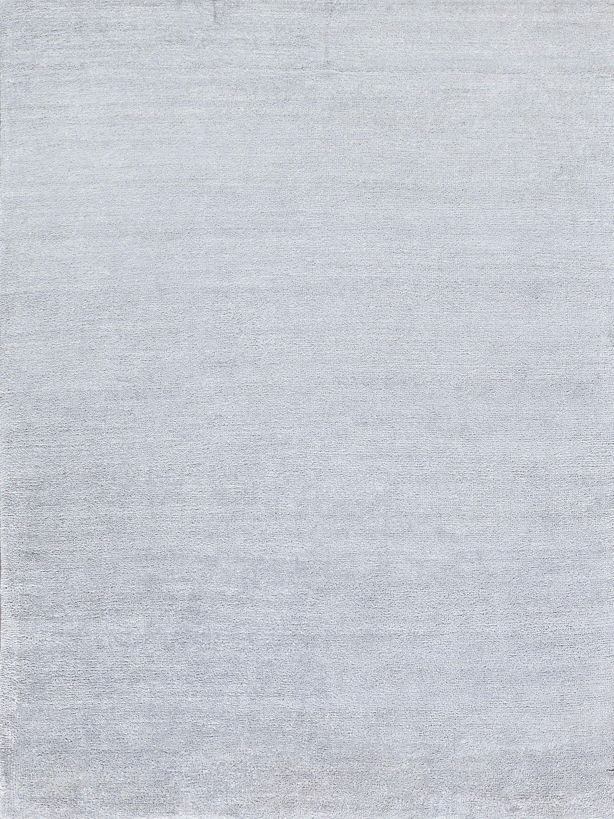 Exquisite Rugs Plush Hand-knotted Bamboo Silk/Mohair 4640 Chrome 2' x 3' Area Rug