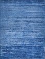 Exquisite Rugs Plush Hand-Knotted Bamboo Silk and Wool 4657 Navy 2' x 3' Area Rug
