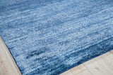 Exquisite Rugs Plush Hand-Knotted Bamboo Silk and Wool 4657 Navy 2' x 3' Area Rug