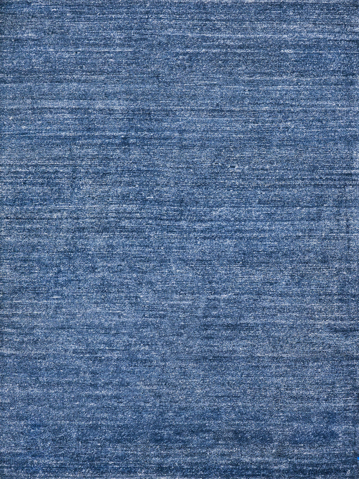 Exquisite Rugs Plush Hand-knotted Bamboo Silk/Mohair 4660 Dark Blue 2' x 3' Area Rug