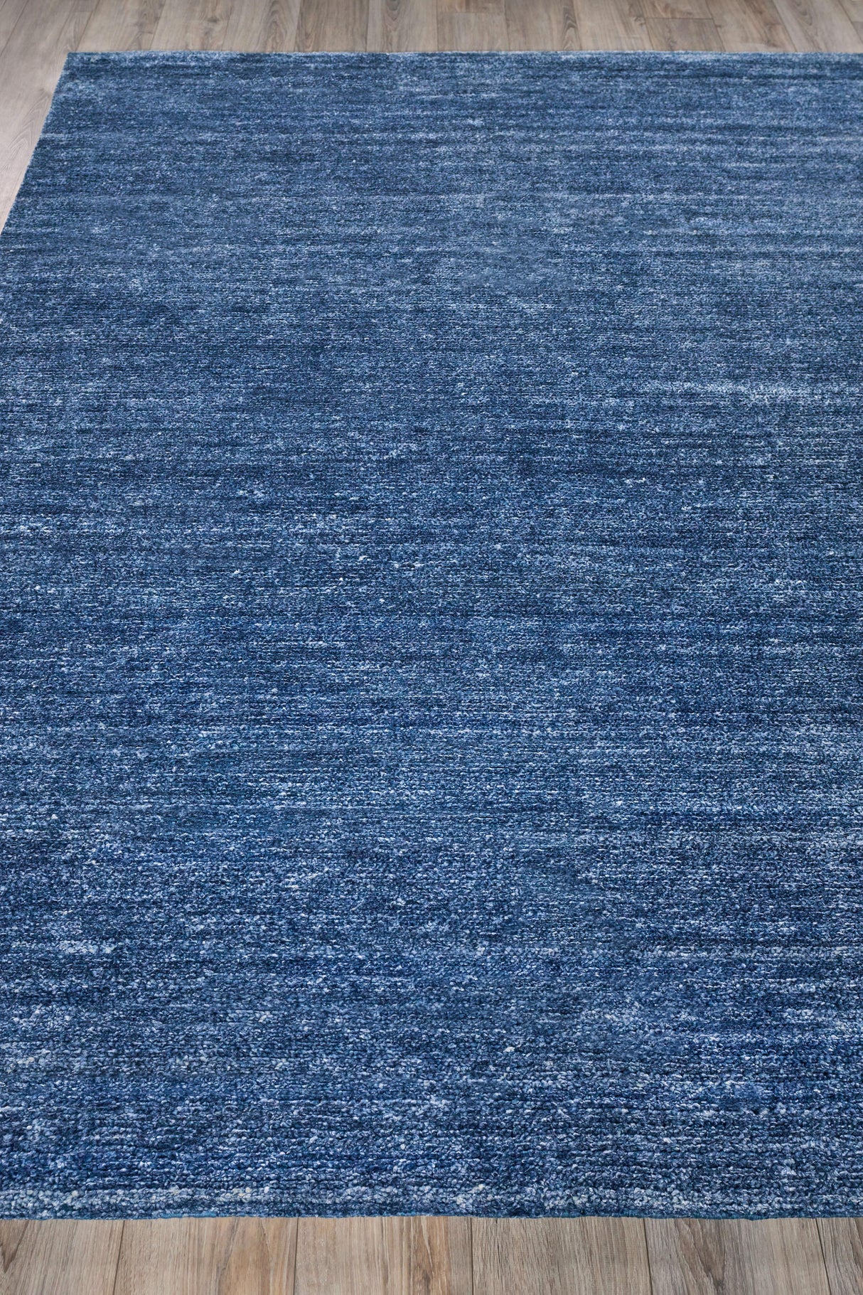 Exquisite Rugs Plush Hand-knotted Bamboo Silk/Mohair 4660 Dark Blue 2' x 3' Area Rug