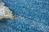Exquisite Rugs Plush Hand-knotted Bamboo Silk/Mohair 4662 Light Blue 2' x 3' Area Rug