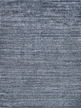 Exquisite Rugs Plush Hand-knotted Bamboo Silk/Mohair 4663 Charcoal 2' x 3' Area Rug