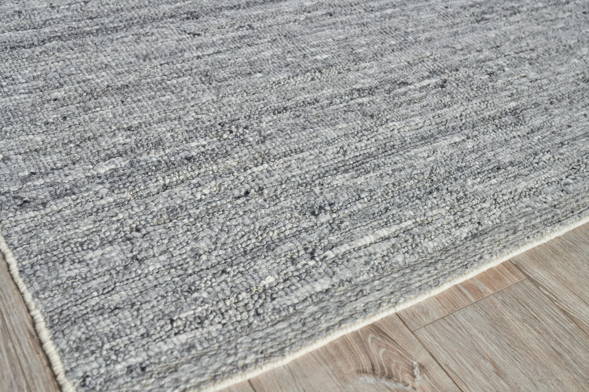 Exquisite Rugs Sorrento Hand Loomed New Zealand Wool in 4688 Dark Silver 10' x 14' Area Rug