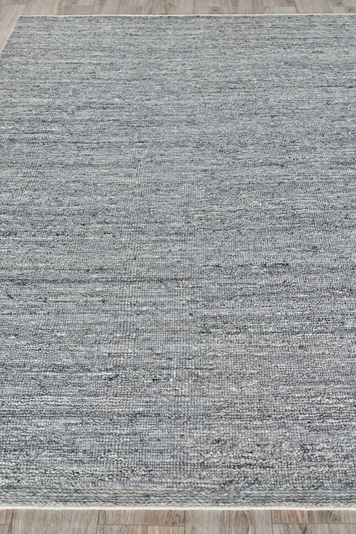 Exquisite Rugs Sorrento Hand Loomed New Zealand Wool in 4688 Dark Silver 10' x 14' Area Rug