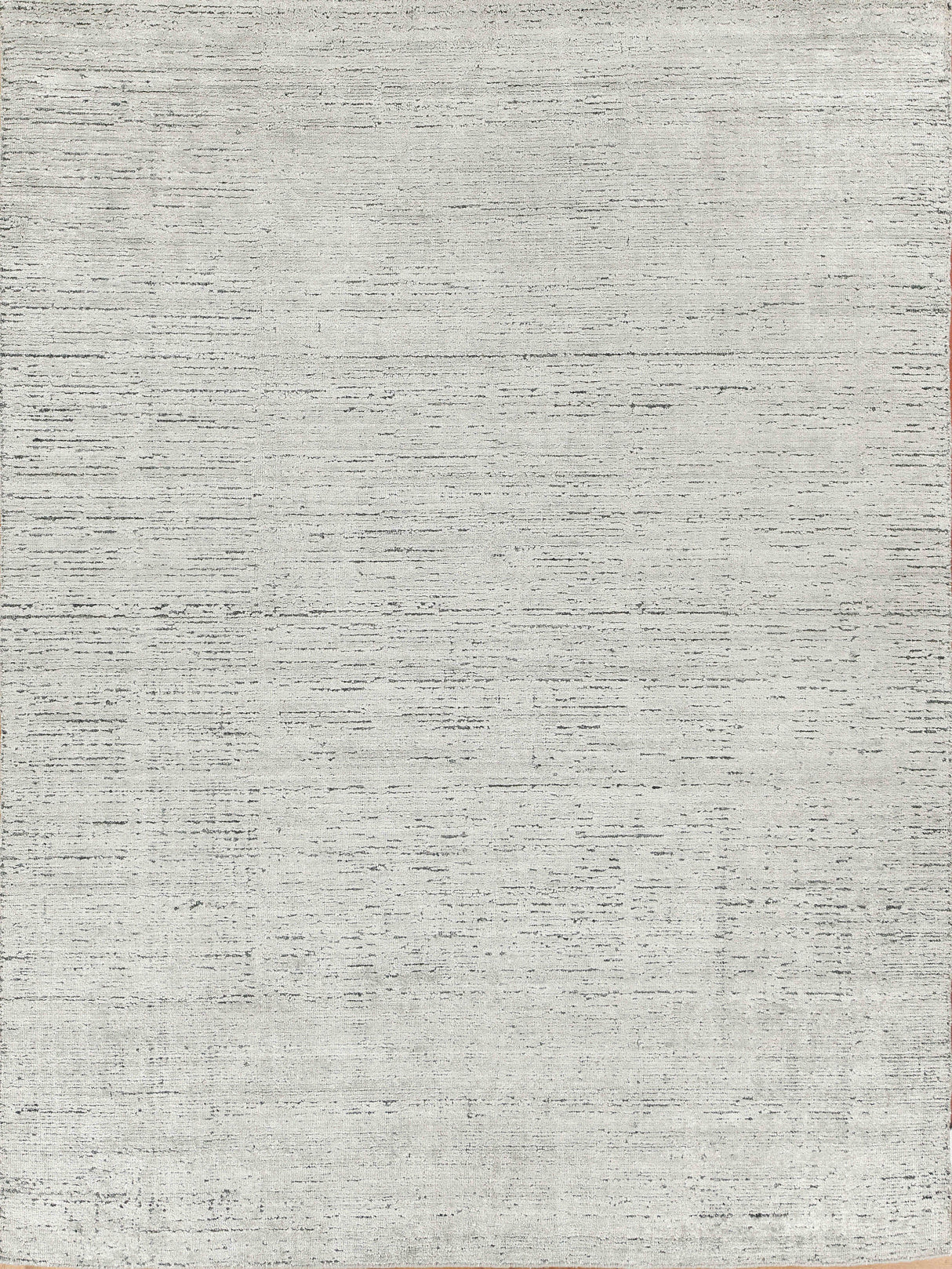 Exquisite Rugs Montero Hand Loomed Wool/PET yarn in 4691 Silver/Gray 10' x 14' Area Rug