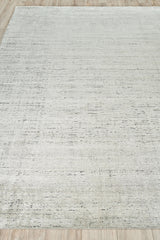 Exquisite Rugs Montero Hand Loomed Wool/PET yarn in 4691 Silver/Gray 10' x 14' Area Rug