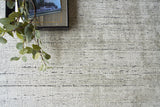 Exquisite Rugs Montero Hand Loomed Wool/PET yarn in 4691 Silver/Gray 8' x 10' Area Rug