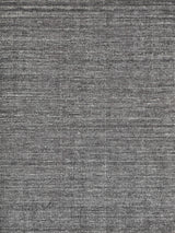 Exquisite Rugs Montero Hand Loomed Wool/PET yarn in 4693 Black/Ivory 8' x 10' Area Rug