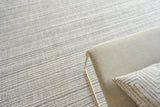 Exquisite Rugs Rossini Hand-loomed Nylon/PET yarn Yarn 4695 Ivory/Gray 2' x 3' Area Rug