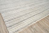 Exquisite Rugs Rossini Hand-loomed Nylon/PET yarn Yarn 4695 Ivory/Gray 2' x 3' Area Rug