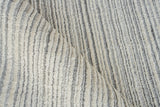 Exquisite Rugs Rossini Hand-loomed Nylon/PET yarn Yarn 4695 Ivory/Gray 2' x 3' Area Rug