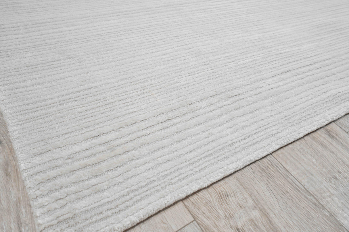Exquisite Rugs Rossini Hand-loomed Nylon/PET yarn Yarn 4697 Ivory 10' x 12' Area Rug
