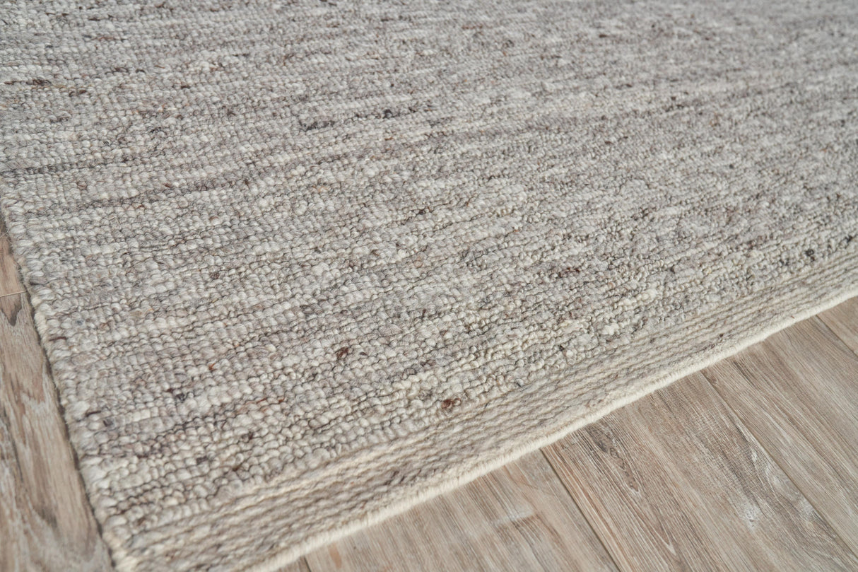 Exquisite Rugs Sorrento Hand Loomed New Zealand Wool in 4700 Gray 9' x 12' Area Rug