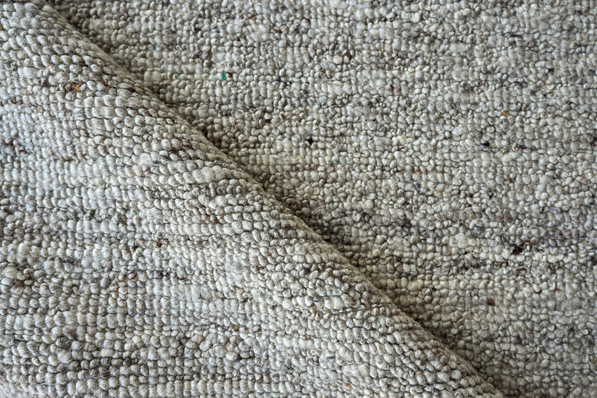 Exquisite Rugs Sorrento Hand Loomed New Zealand Wool in 4700 Gray 9' x 12' Area Rug