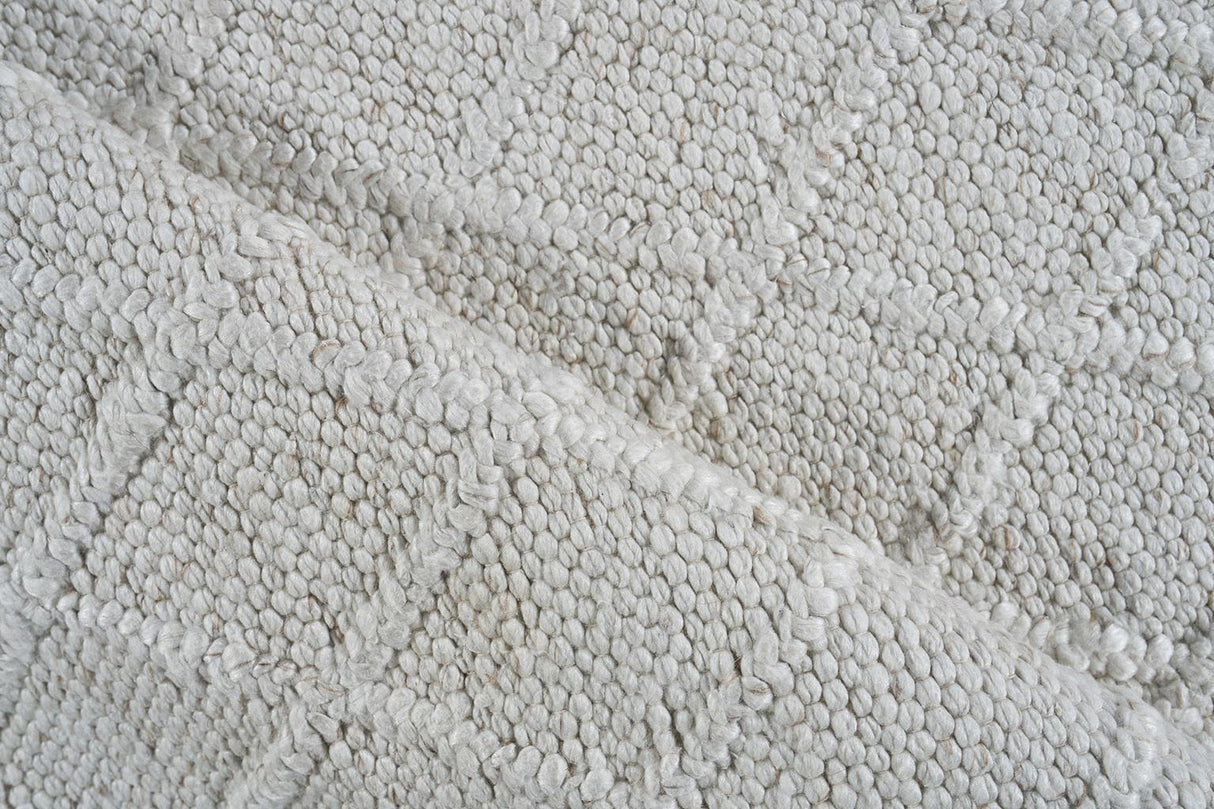 Exquisite Rugs Brentwood Handwoven Wool/Viscose 4704 Ivory 2' x 3' Area Rug