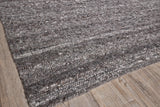 Exquisite Rugs Borelli Hand-loomed New Zealand Wool 4714 Dark Gray 2' x 3' Area Rug