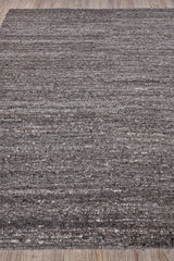 Exquisite Rugs Borelli Hand-loomed New Zealand Wool 4714 Dark Gray 2' x 3' Area Rug