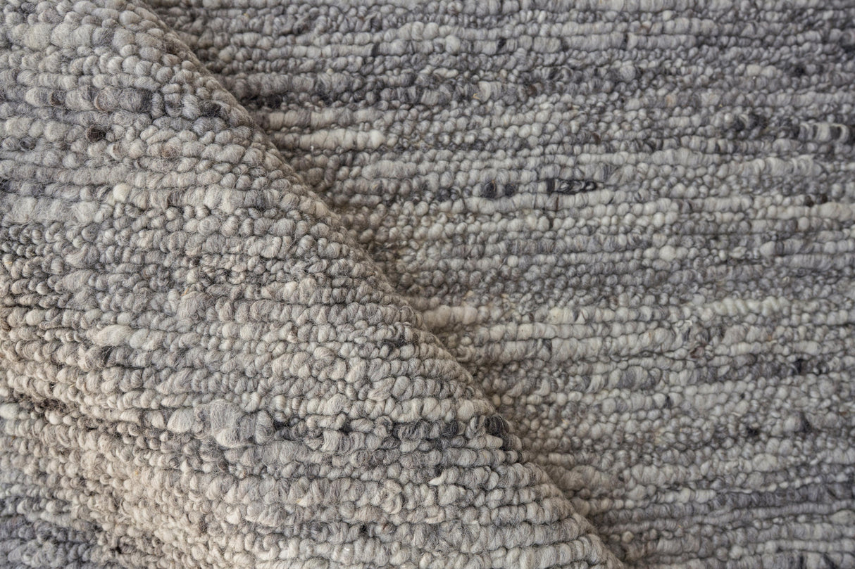 Exquisite Rugs Borelli Hand-loomed New Zealand Wool 4712 Light Gray 2' x 3' Area Rug