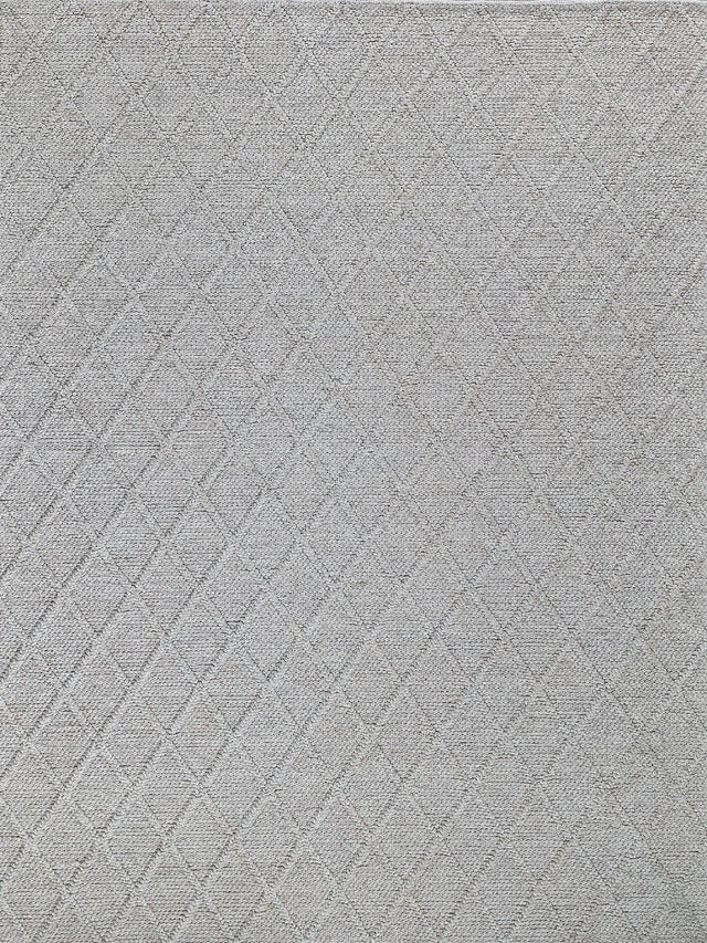 Exquisite Rugs Brentwood Handwoven Wool/Viscose 4715 Silver 2' x 3' Area Rug