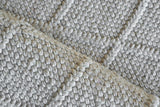 Exquisite Rugs Brentwood Handwoven Wool/Viscose 4715 Silver 2' x 3' Area Rug