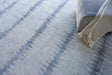 Exquisite Rugs Chroma Hand-loomed Wool/Bamboo Silk 4735 Light Blue 6' x 18' Area Rug