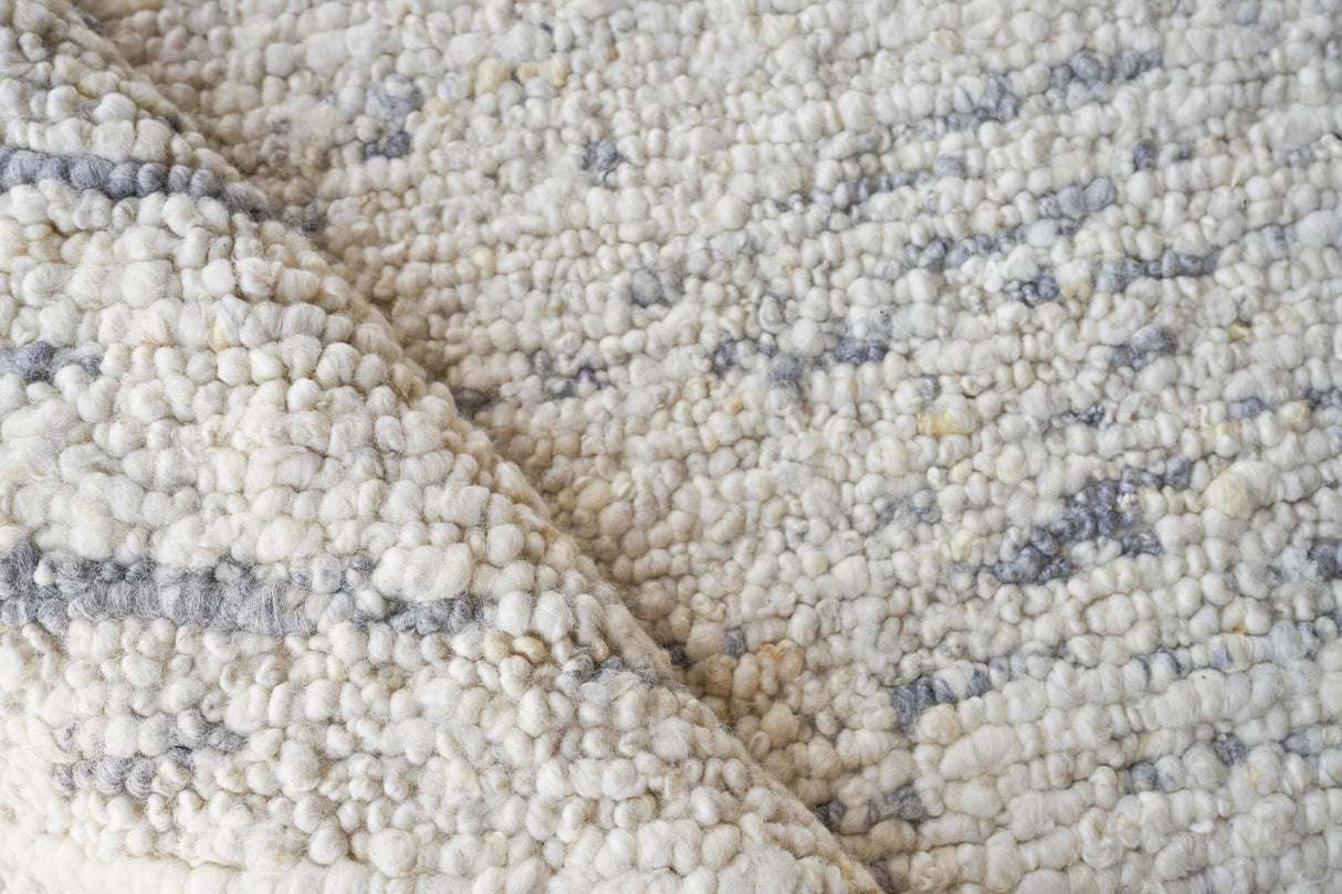 Exquisite Rugs Borelli Hand-loomed New Zealand Wool 4749 Gray/Ivory 2' x 3' Area Rug