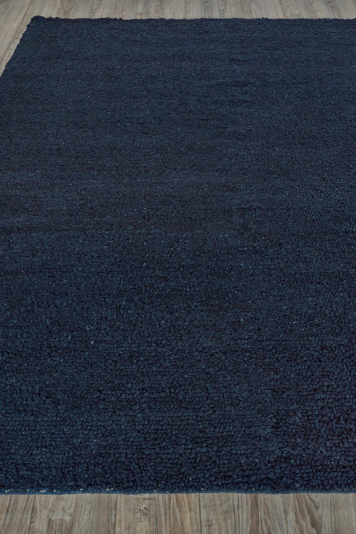 Exquisite Rugs Borelli Hand-loomed New Zealand Wool 4752 Navy Blue 2' x 3' Area Rug