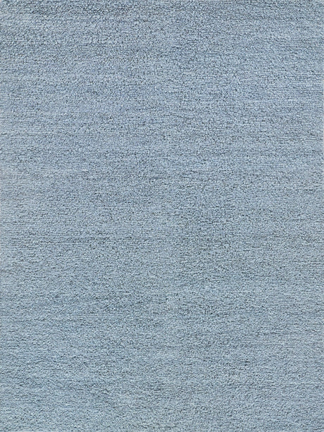 Exquisite Rugs Borelli Hand-loomed New Zealand Wool 4753 Light Blue 5' x 10' Area Rug